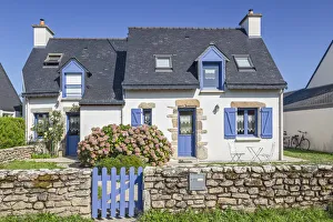 Brittany, Morbihan, Vannes, France. Typical house Island of Arz Brittany, Morbihan, Vannes, France. Typical house Island of Arz