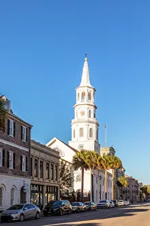 Broad Street Prints: Broad Street, Chaleston, South Carolina, USA, North America