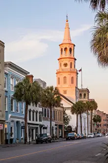 French Quarter Prints: Broad Street, Chaleston, South Carolina, USA, North America