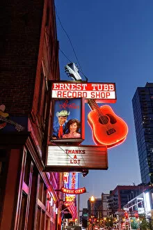 Music Gallery: Broadway, Nashville, Tennessee, USA