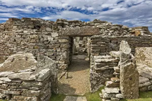 Iron Age Prints: Broch of Gurness, Mainland, Orkney islands, Scotland, UK
