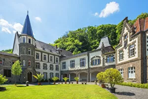 Images Dated 18th June 2020: Brohleck castle at Brohl-Lutzing, Rhine valley, Eifel, Rhineland-Palatinate, Germany