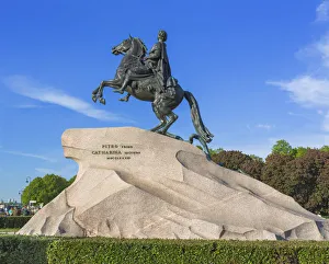 Images Dated 24th March 2016: Bronze Horseman, equestrian statue of Peter the Great, Saint Petersburg, Russia
