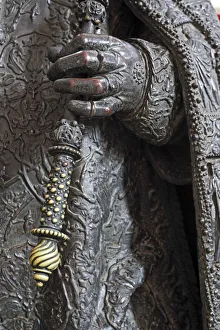 Hofkirche Prints: Bronze statue (16 century), Hofkirche, Innsbruck, Tyrol, Austria