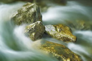 Brook with rocks - Austria, Upper Austria, Kirchdorf an der Krems, Spital am Pyhrn