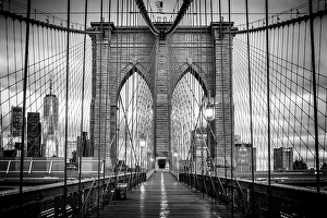 Brooklyn Bridge Prints: Brooklyn Bridge, Brooklyn, New York City, New York, USA