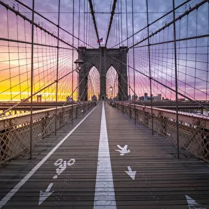 Images Dated 31st January 2020: Brooklyn Bridge, Manhattan, New York, USA
