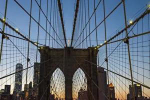 Brooklyn Bridge Prints: Brooklyn Bridge, New York City, New York, USA