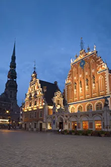 Images Dated 22nd December 2008: Brotherhood of Blackheads House, Riga, Latvia