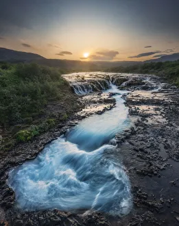 Bruarfoss waterfall, Iceland