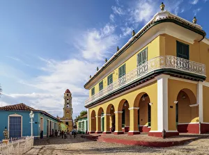 Villa De La Santisima Trinidad Prints: Brunet Palace, Plaza Mayor, Trinidad, Sancti Spiritus Province, Cuba
