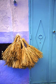 Images Dated 24th December 2013: Brushes, Chefchaouen, Morocco, North Africa