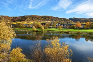 Images Dated 27th November 2018: Bruttig-Frankel, Mosel valley, Rhineland-Palatinate, Germany