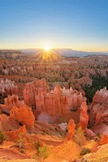 Sunset Point Prints: Bryce Canyon amphitheater at sunrise, Sunset Point, Bryce Canyon National Park, Utah, USA
