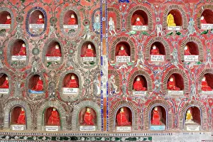 Shan State Prints: Buddha effigies, Shwe Yan Pyay Monastery