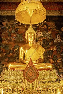 Wat Pho Prints: Buddha statue, Wat Pho, Phra Nakhon District, Bangkok, Thailand