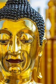 Images Dated 5th August 2020: Buddha statue in Wat Phra That Doi Suthep, Chiang Mai, Northern Thailand, Thailand
