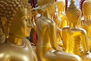Images Dated 8th December 2010: Buddha statues, Bangkok, Thailand