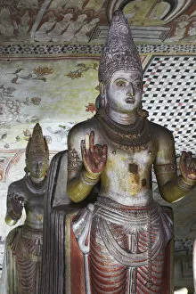 Images Dated 22nd May 2012: Buddha statues in Cave 2 of Cave Temples (UNESCO World Heritage Site), Dambulla, North