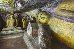 Images Dated 22nd May 2012: Buddha statues in Cave 5 of Cave Temples (UNESCO World Heritage Site), Dambulla, North