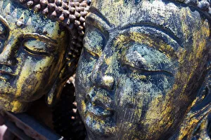 Peking Prints: Buddha statues for sale at Panjiayuan Market, Beijing, China