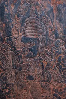 Relief Prints: Buddhist monastery at Kagbeni, Lower Mustang, Nepal