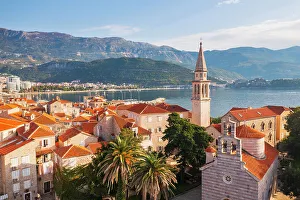 Montenegro Prints: Budva old town, Montenegro