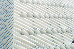 Brickell Prints: Buidling facade, Downtown Miami, Miami, Florida, USA