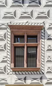 Images Dated 15th October 2020: Building facade, Krakow Old Town, Krakow, Poland, Eastern Europe