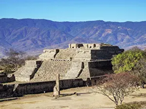 Oaxacan Prints: Building K, Monte Alban Archaeological Site, Oaxaca State, Mexico