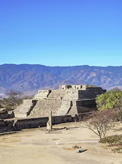Oaxacan Prints: Building K, Monte Alban Archaeological Site, Oaxaca State, Mexico