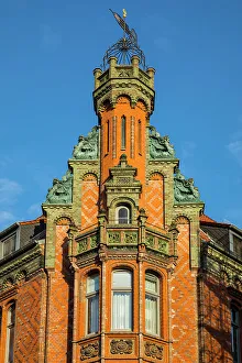 Building on Karmarsch Strasse, Hannover, Lower Saxony, Germany