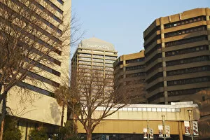 Buildings in downtown Sandton, Johannesburg, Gauteng, South Africa