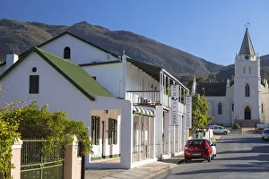 Guesthouse Prints: Buildings and Dutch Reformed Church on Church Street, Montagu, Western Cape, South Africa