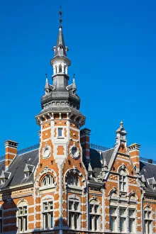 Images Dated 13th July 2016: Buildings on Margarethaplein, Leuven, Flemish Brabant, Flanders, Belgium