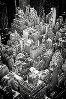 Buildings in mid-town Manhattan from the Empire State Building, Manhattan, New York City, New York, USA