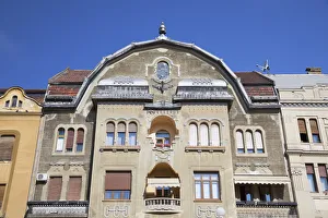 Buildings in Piata Victoriei, Timisoara, Banat, Romania