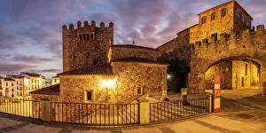 Torre Prints: Bujaco Tower, Plaza Mayor, Caceres, Extremadura, Spain