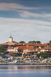 Bulgaria, Black Sea Coast, Nesebar, port buildings