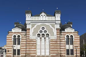 Images Dated 19th February 2015: Bulgaria, Sofia, Sofia Synagogue, built 1909, second largest Sephardic Synagogue in