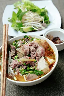 Dining Prints: Bun Bo Hue Dac Biet Noodles, Hue, Thua Thien Hue, Vietnam