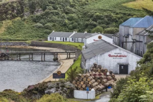 Bunnahabhain distillery, Islay, Inner Hebrides, Argyll, Scotland, UK