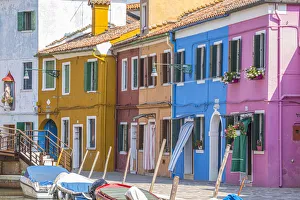 Venice Prints: Burano, Venice, Veneto, Italy