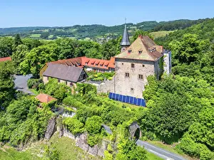 Schlosser Prints: Burg Brandenstein near Schluchtern, Hesse, Germany