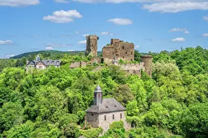 Rhein Prints: Burg Reichenberg near St. Goarshausen