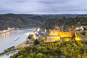 Images Dated 7th December 2015: Burg Rheinfels, Sankt Goar, Rhineland-Palatinate, Germany