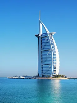 Arabia Prints: Burj Al Arab, Jumeirah Beach Dubai, United Arab Emirates