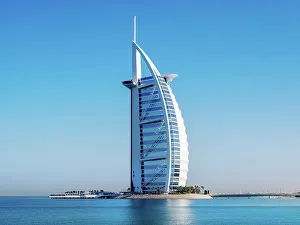 Jumeirah Beach Prints: Burj Al Arab, Jumeirah Beach Dubai, United Arab Emirates