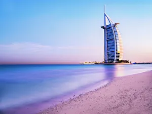 Arabia Prints: Burj Al Arab, Jumeirah Beach Dubai, United Arab Emirates