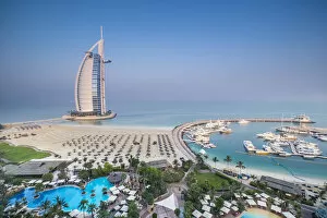 Swimming Pool Gallery: Burj al Arab, from the Jumeirah Beach Hotel, Dubai, UAE